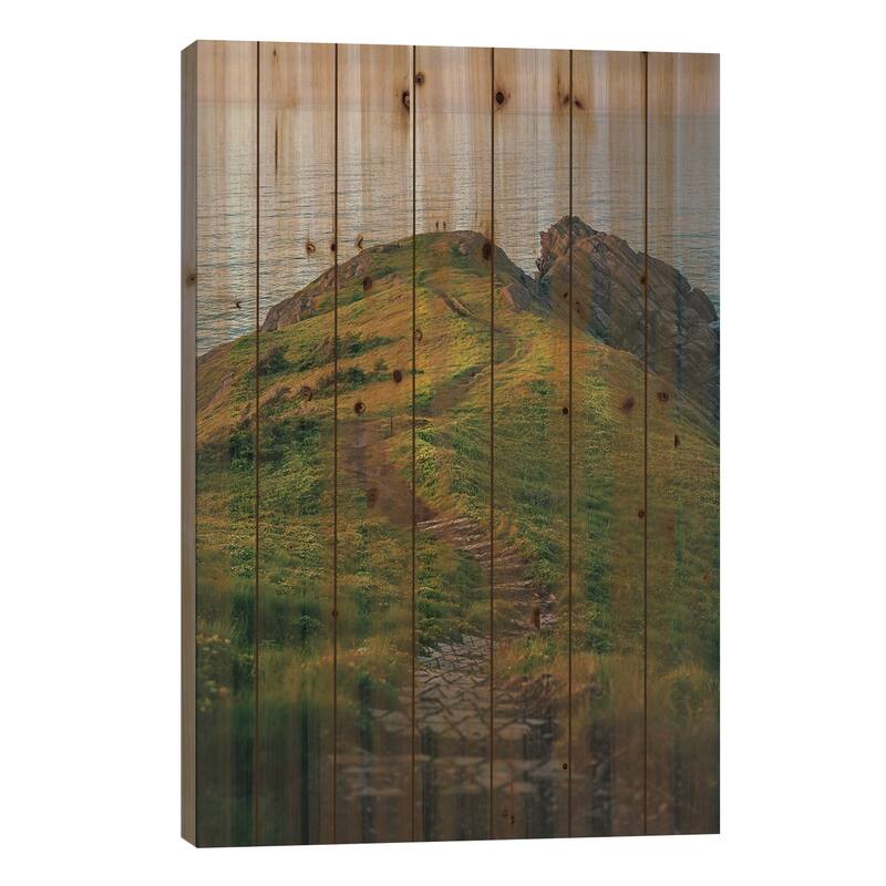 Torbay Point, St. John's Print On Wood by Jon Bilous - Multi-Color - 26x18x1.5