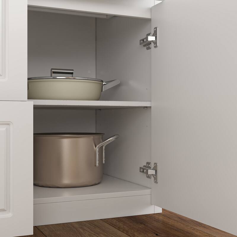 Kitchen Island with Drawers Cabinets High Gloss Stone-Like Countertop Wardrobe Storage Cabinet - 66.9"W