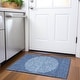 preview thumbnail 53 of 132, Premium Washable Super Soft Modern Zen Mayfield Rug Navy - 1'8" x 2'6"