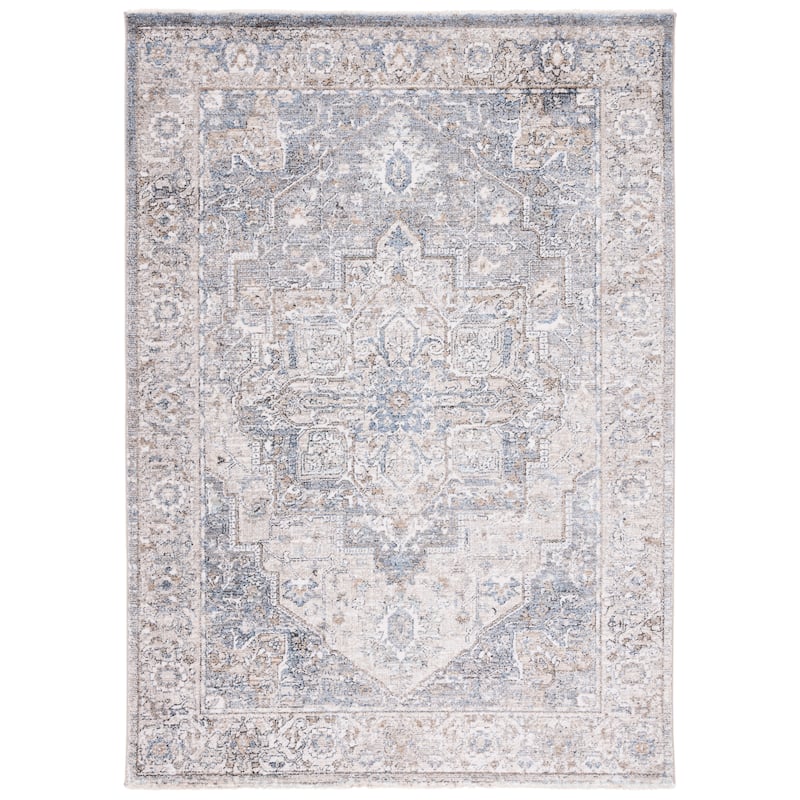 SAFAVIEH Jasmine Blanca Vintage Rug - 4'5" x 6'5" - Grey/Blue