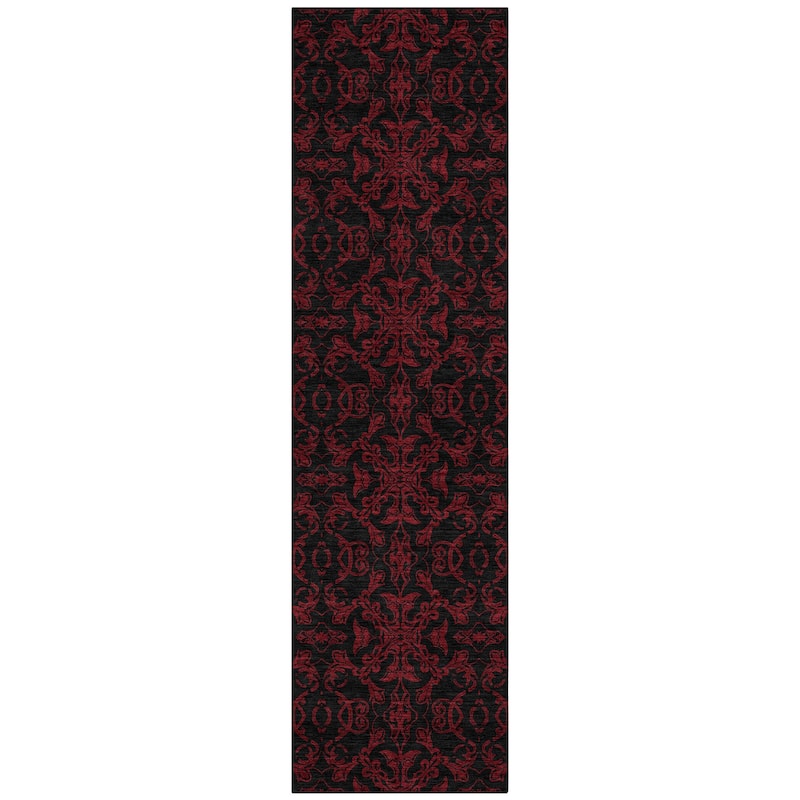 Machine Washable Indoor/ Outdoor Chantille Traditional Medallions Rug