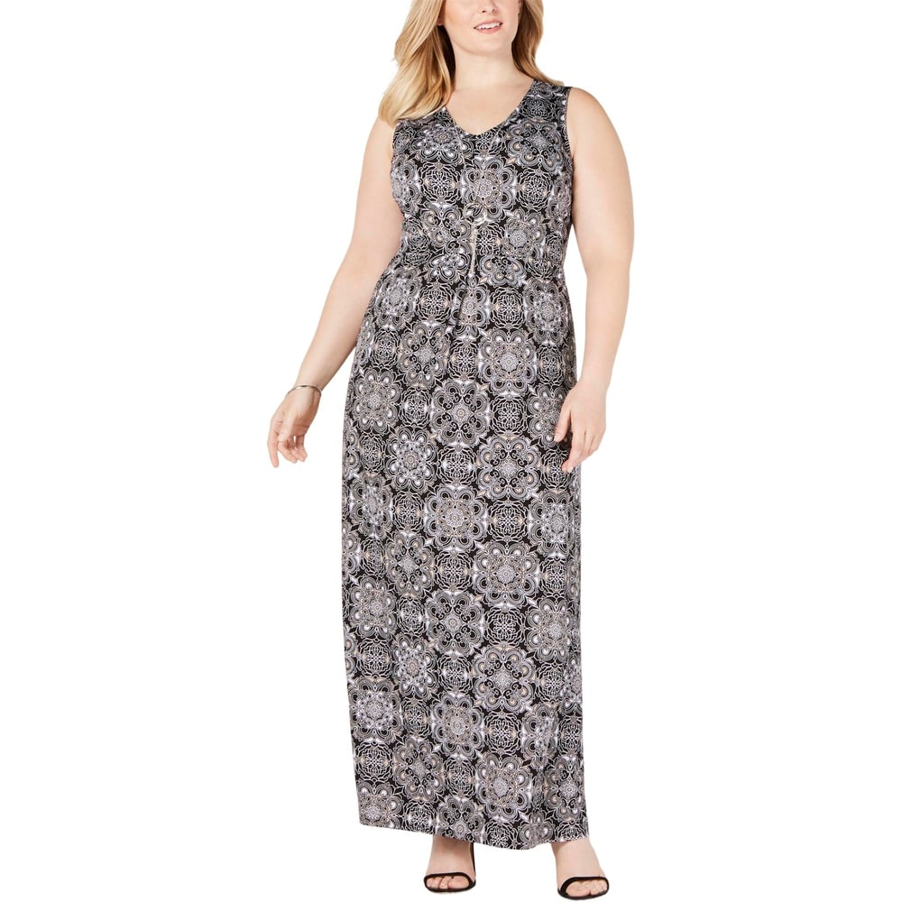 NY Collection Womens Peplum Sheath Dress