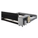 preview thumbnail 24 of 88, Velvet Upholstered Platform Bed Mother & Child Grounded Bed