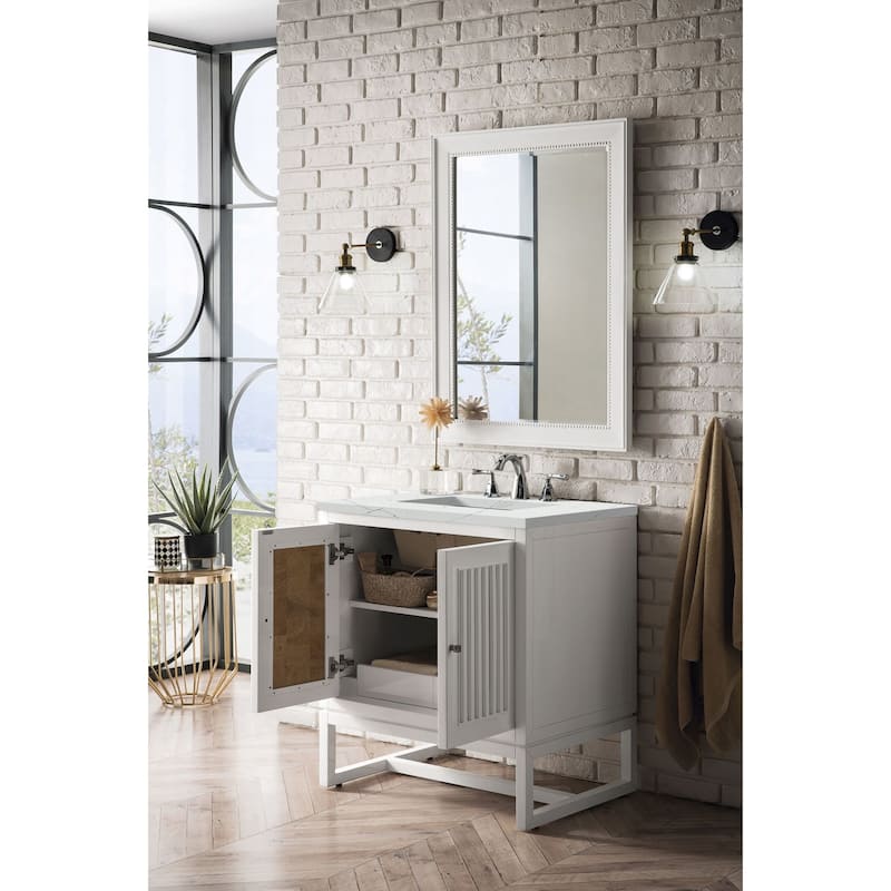 James Martin Vanities E645-V30-3ENC Athens 30" Wall Mounted and Free