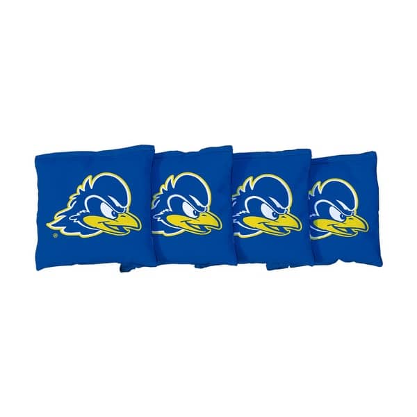 slide 2 of 3, Delaware Blue Hens Blue Cornhole Bags All-Weather Resin Filled