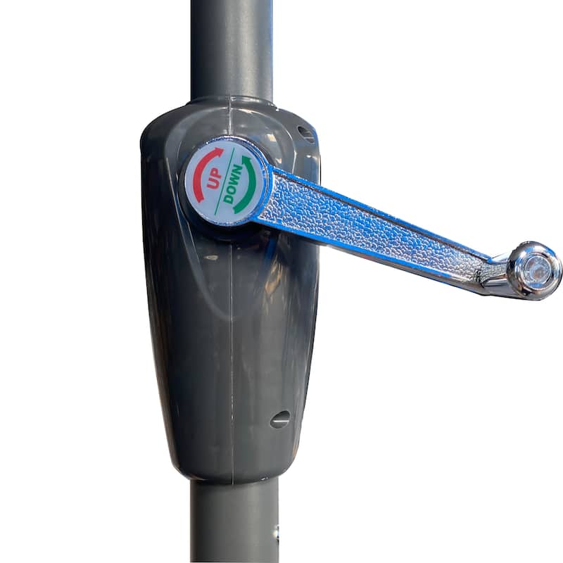 Outdoor Heavy-Duty Umbrella with UV-Resistant Canopy and User-Friendly Design