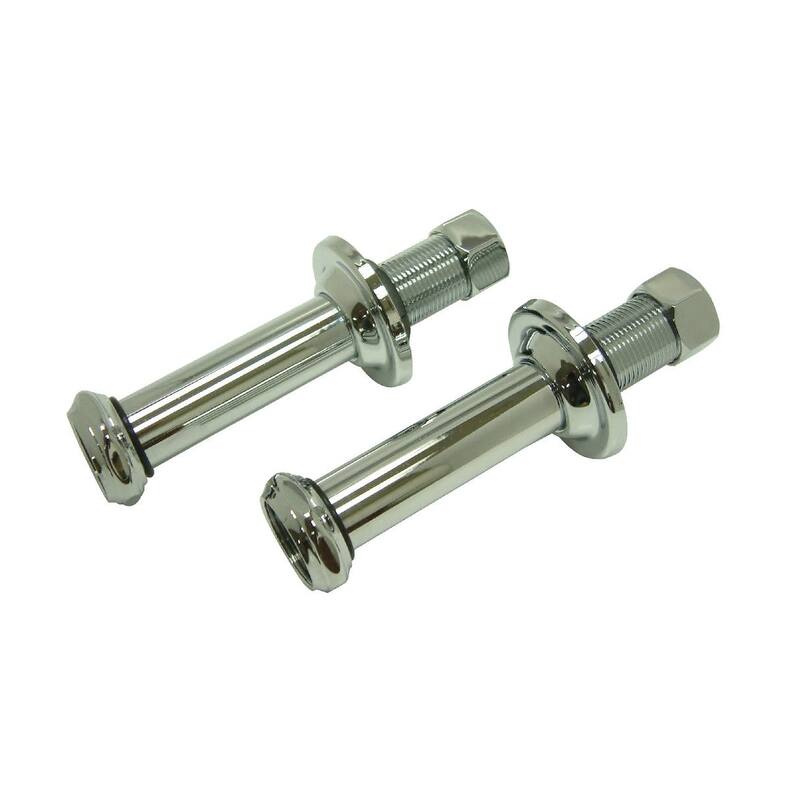 Kingston Brass Vintage Solid Brass 6" Wall Union with 1/2" and 3/4" - Polished Chrome