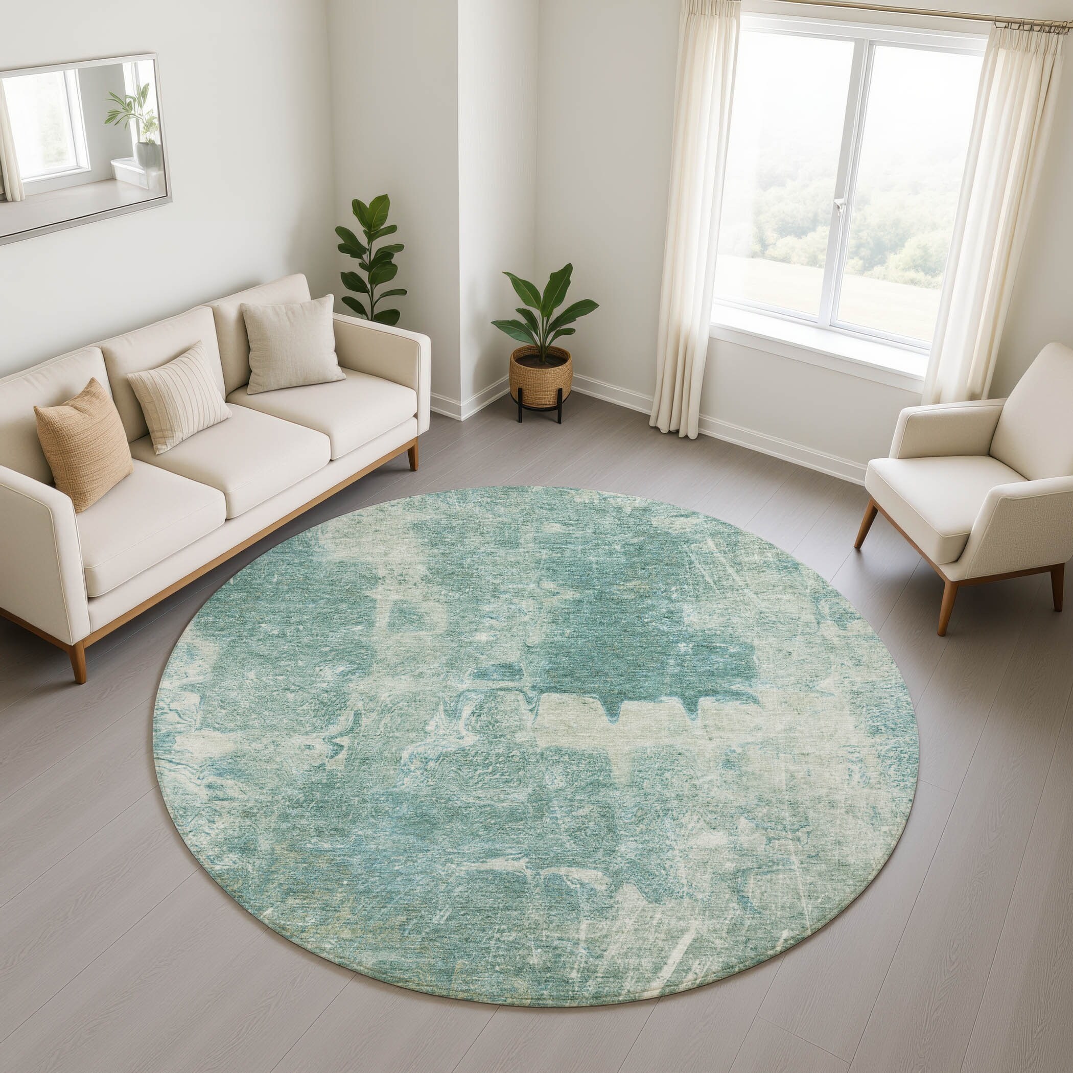 Premium Washable Super Soft Abstract Cayuga Mayfield Rug