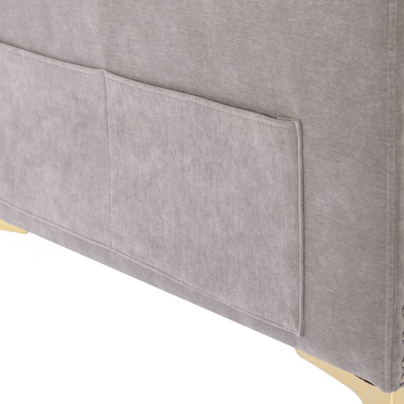110inch L-Shape Convertible Sectional Sofa Couch