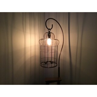 metal birdcage floor lamp