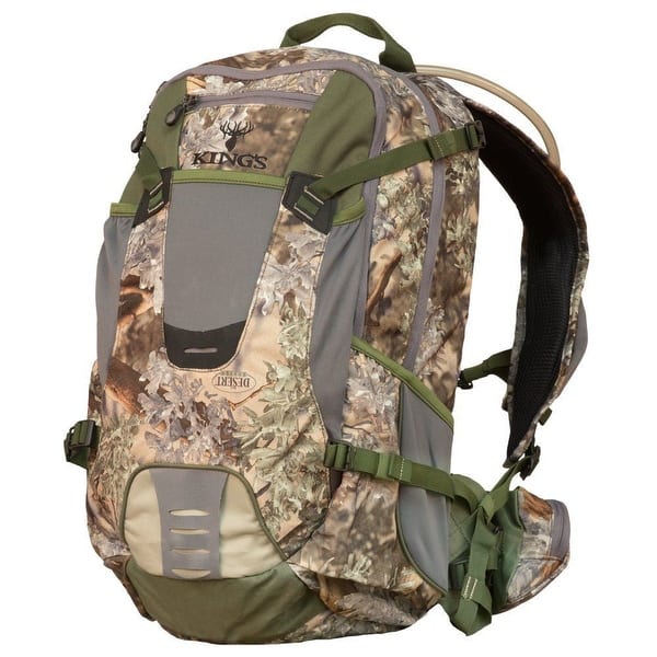 King's Camo Mountain Top 2200 Backpack - Hunting Day Pack With Bow/Rifle Attachment, Airflow Back System