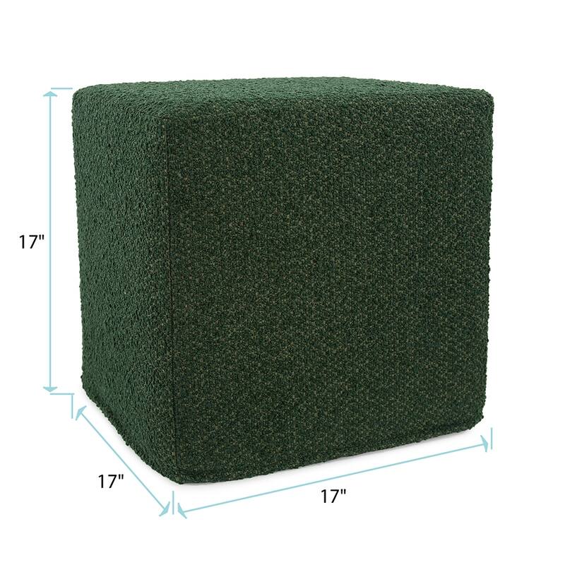 Allan Andrews No Tip Short Block Ottoman with Cover, Barbet Collection