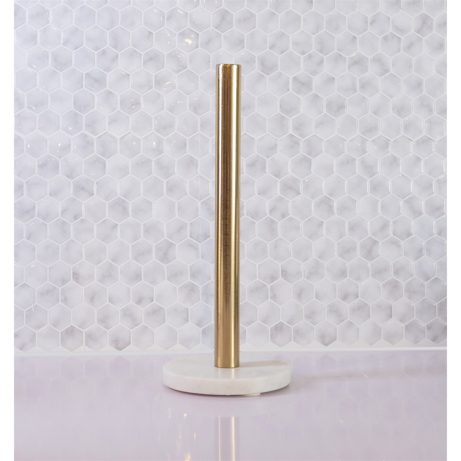 White Marble Paper Towel Holder Bed Bath Beyond 41008659