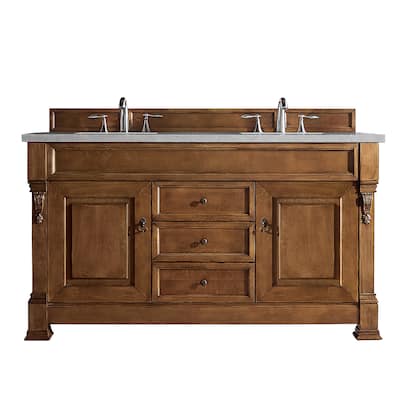 James Martin Vanities Brookfield 60" Double Vanity, Country Oak