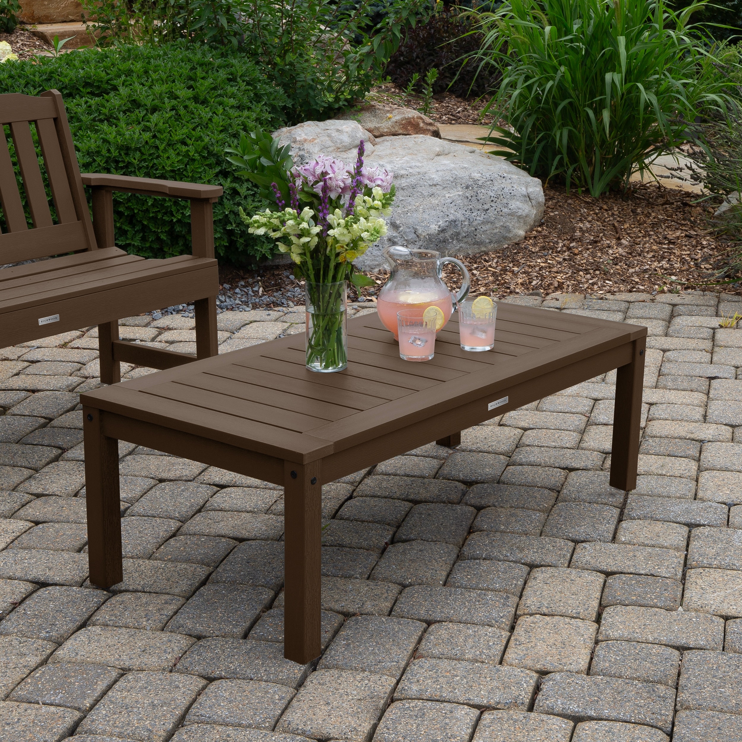 HIGHWOOD Eco-Friendly Adirondack Rectangular Coffee Table