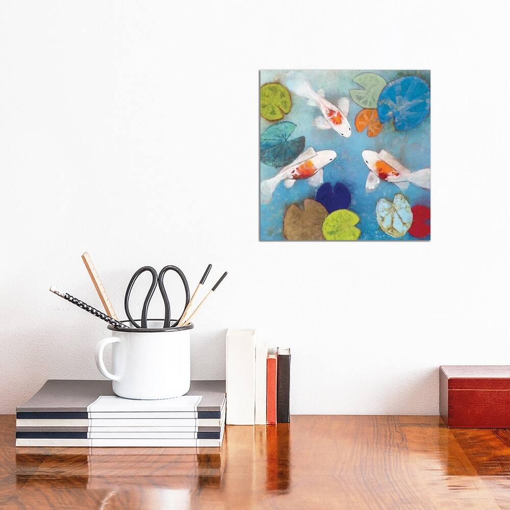 iCanvas "Koi II" by Aleah Koury Canvas Print
