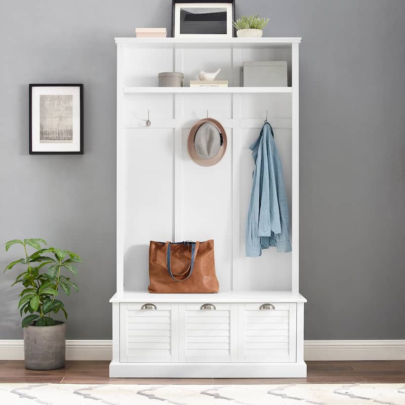 Crosley Ellison Hall Tree - 42.5"W x 18"D x 74.13"H