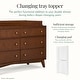 preview thumbnail 5 of 4, Evolur I Modern Changing Tray in Walnut