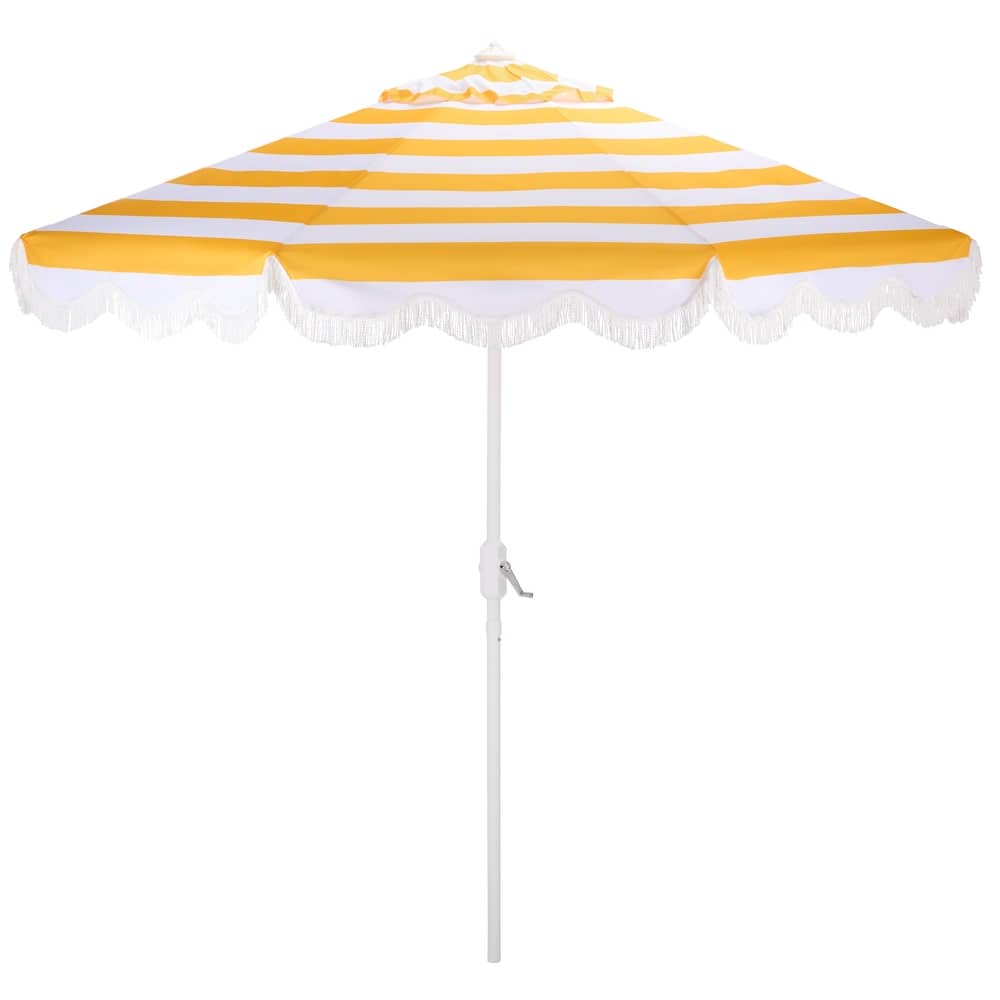 SAFAVIEH Outdoor Living Lucerna 9ft Crank Umbrella