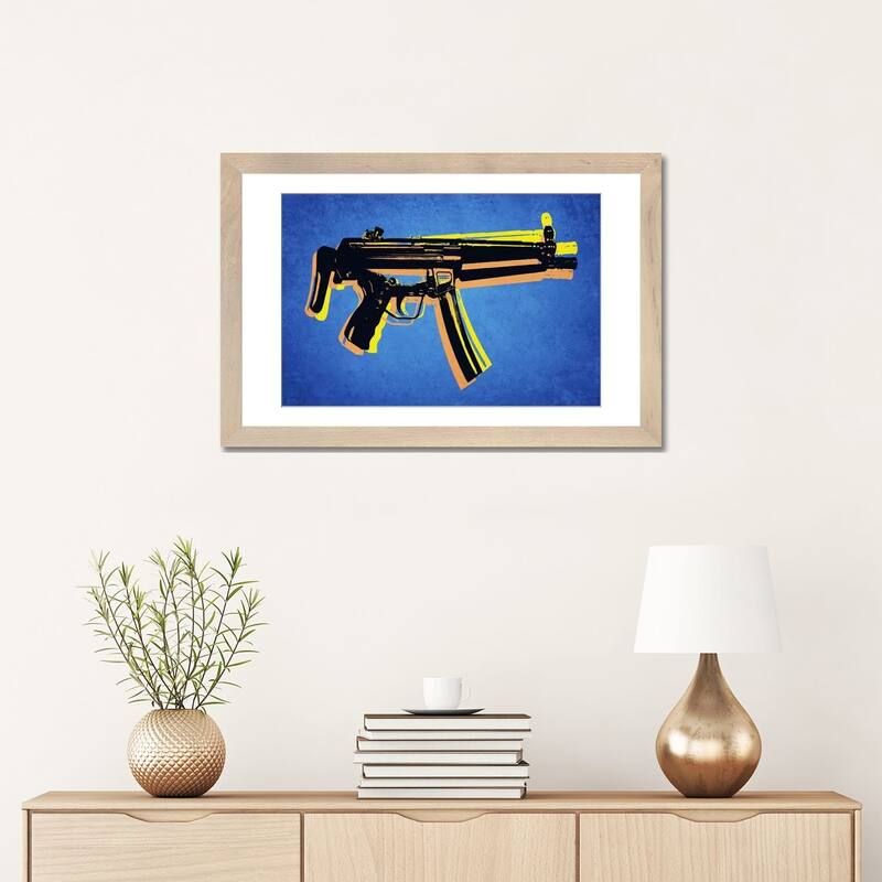 iCanvas "MP5 Sub Machine Gun" by Michael Tompsett
