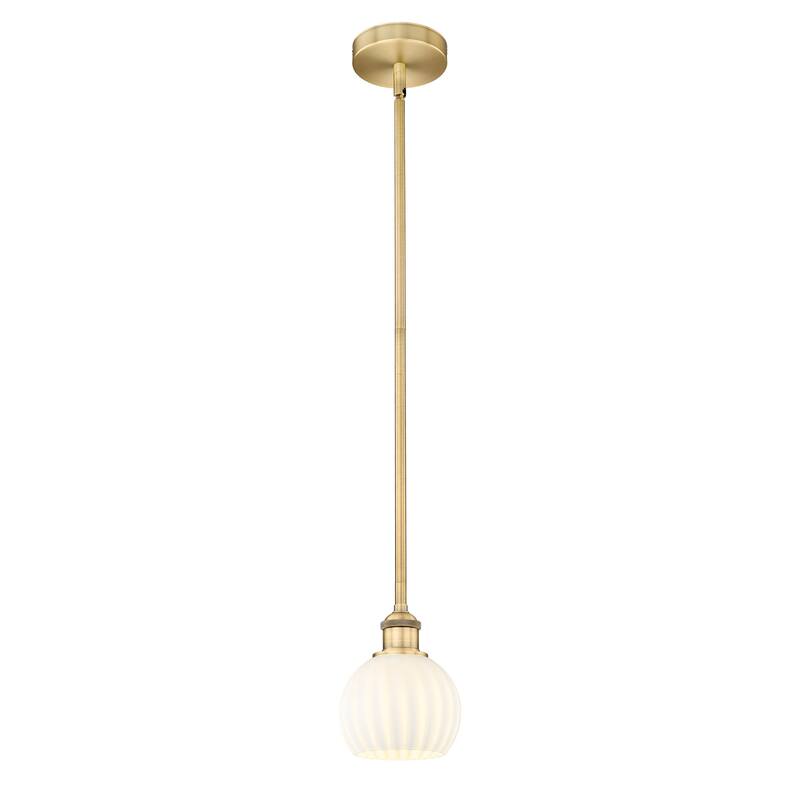 Innovations Lighting 616-1S 8 6 White Venetian Pendant White Venetian