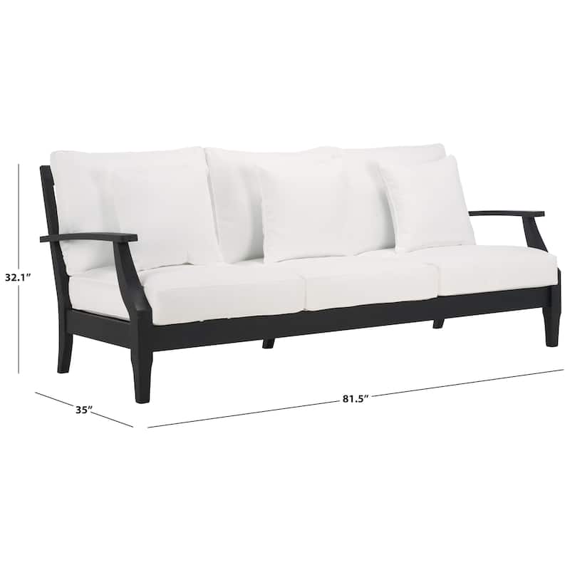 SAFAVIEH Couture Martinique Wood Patio Sofa