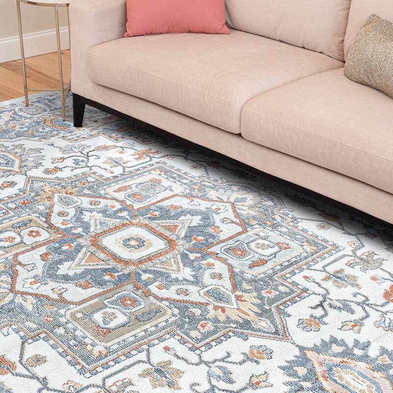 Allegra Oriental Medallion Indoor Area Rug
