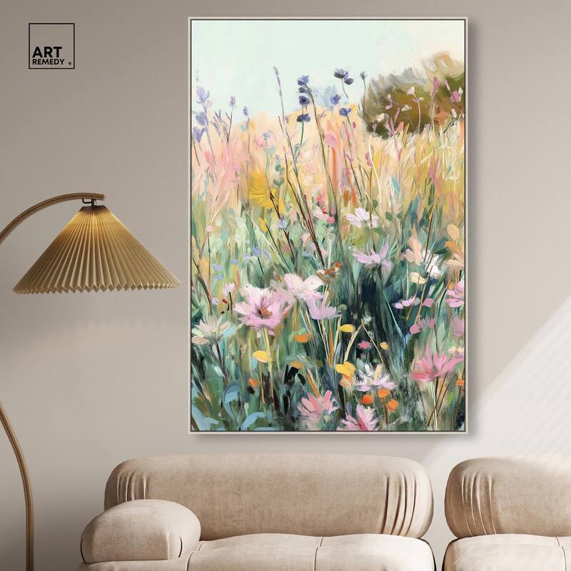 Floral Impressionism II Canvas by Art Remedy