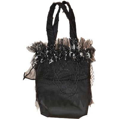 11" Black Creepy Bag