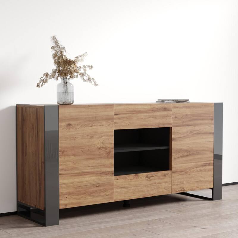 Woody Modern 64.5-inch Sideboard Buffet