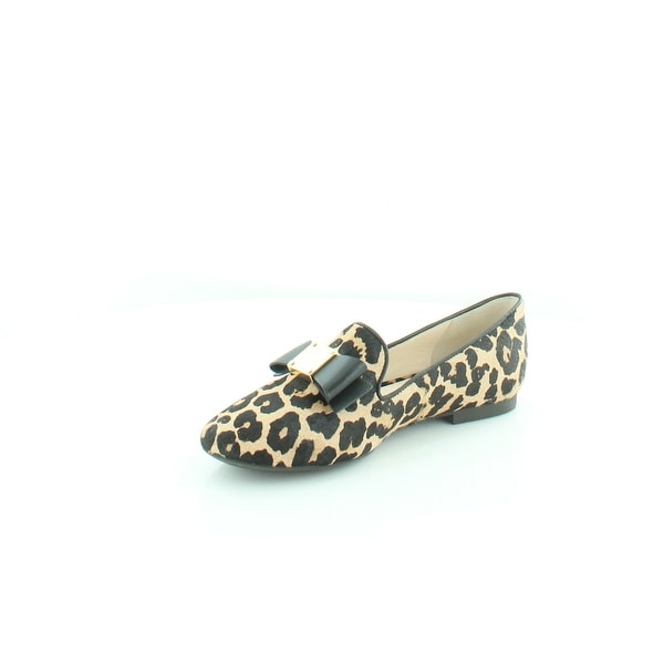 cole haan leopard loafers