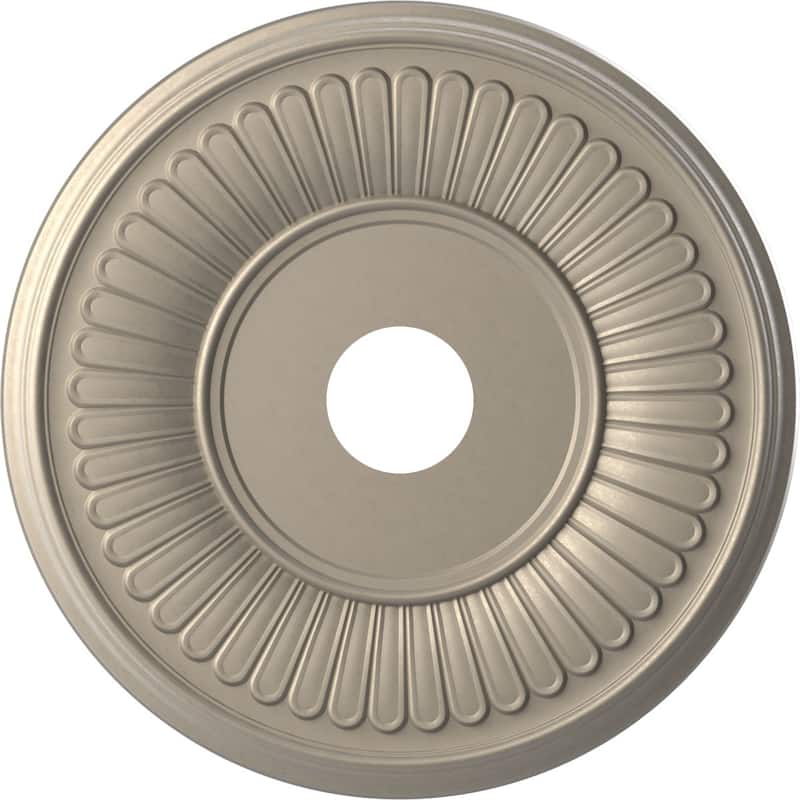3 1/2" Inside Diameter - Berkshire Thermoformed PVC Ceiling Medallion