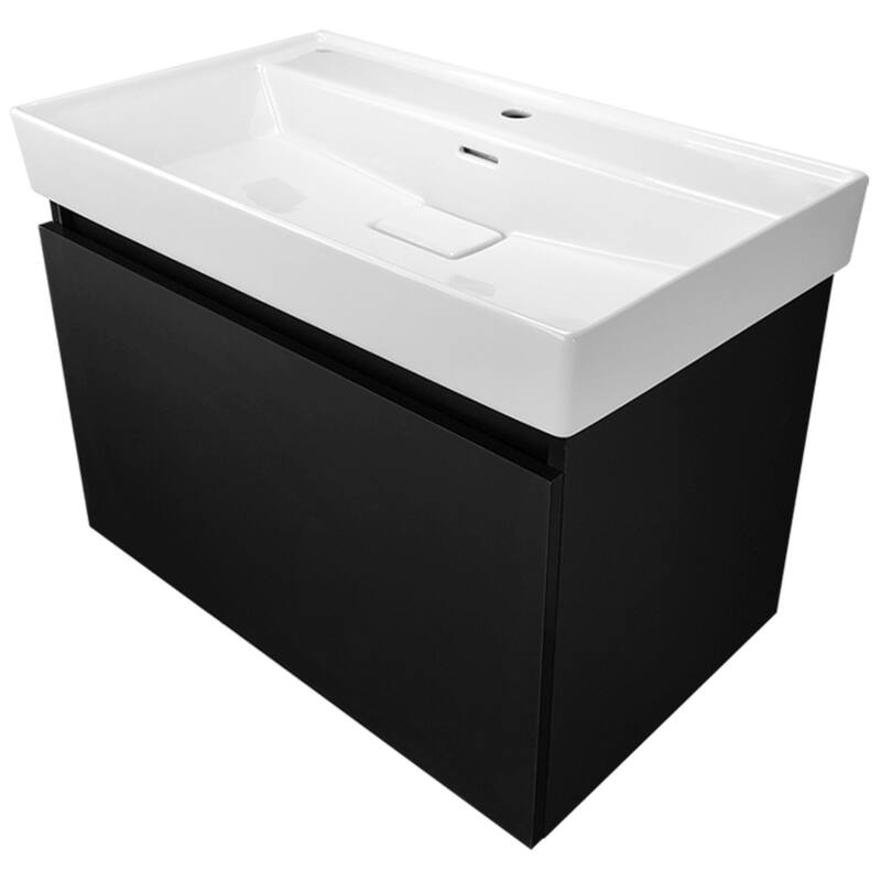 Nameeks Sharp-3219-W Sharp 32" Wall Mounted Single Basin Vanity Set