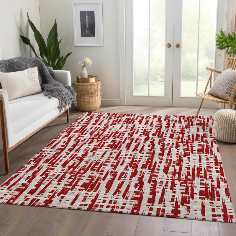 Premium Washable Super Soft Abstract Weave Mayfield Rug