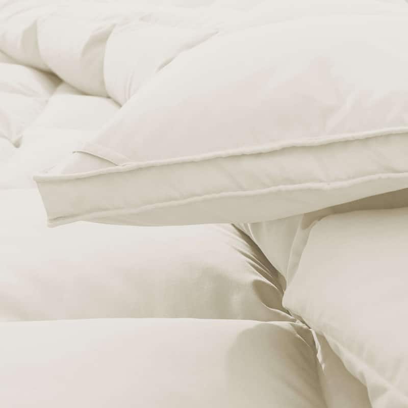 All Season & Lightweight Ultra Soft 360 TC White Goose Down Duvet Comforter