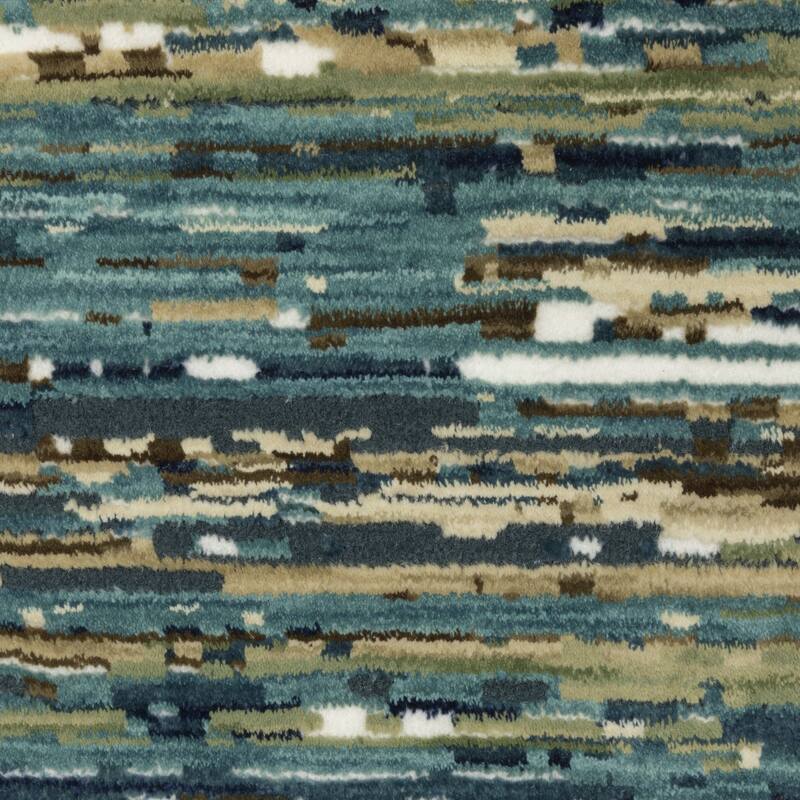 HomeRootsStriped Casual Rectangle Area Rug