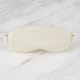 preview thumbnail 1 of 3, Clean Design Home x Martex Satin Robe And Eyemask Gift Set L/XL - Off-White