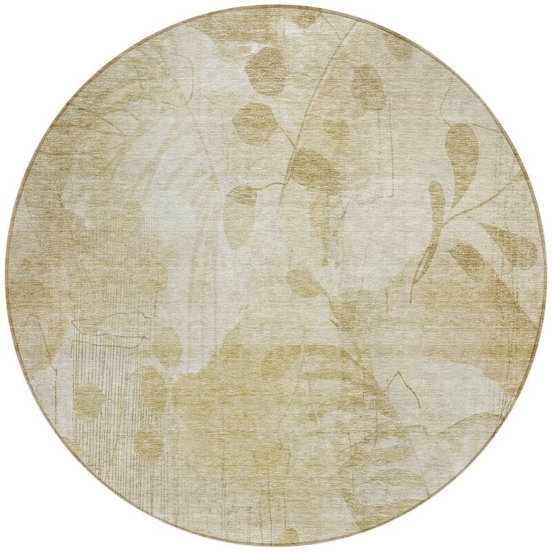 HomeRoots Floral Transitional Rectangle Outdoor Rug