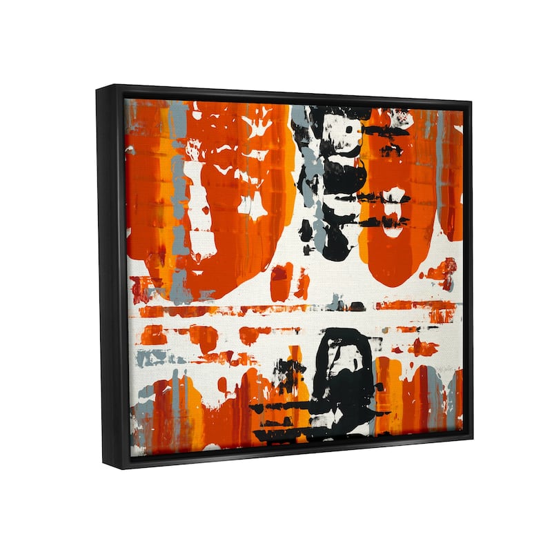 Stupell Burnt Orange Momentum Floater Frame