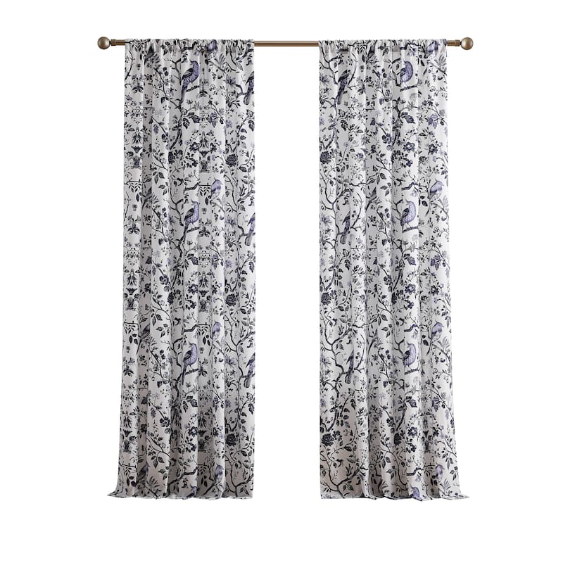 Brooklyn Loom Ava Floral Window Curtain