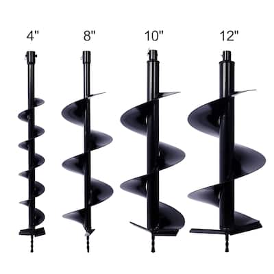 Set of 4 Auger Drill Bit for Planting Hole