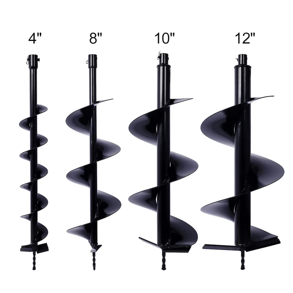 Set of 4 Auger Drill Bit for Planting Hole