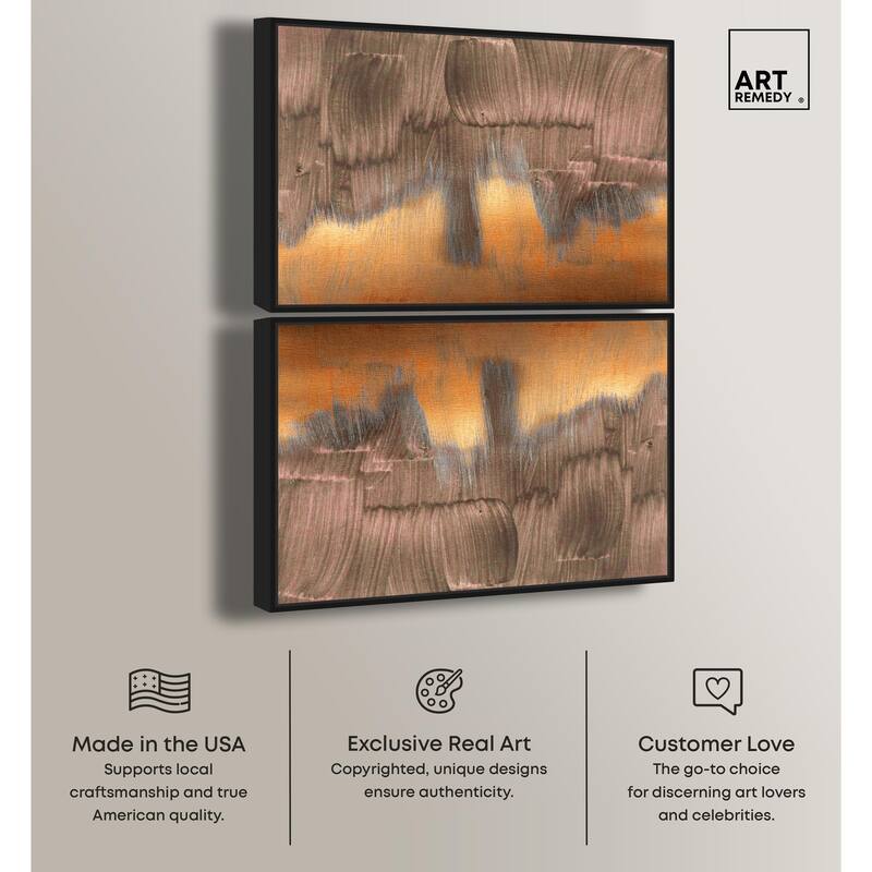 Champagne Bottles Glitz Canvas by Art Remedy