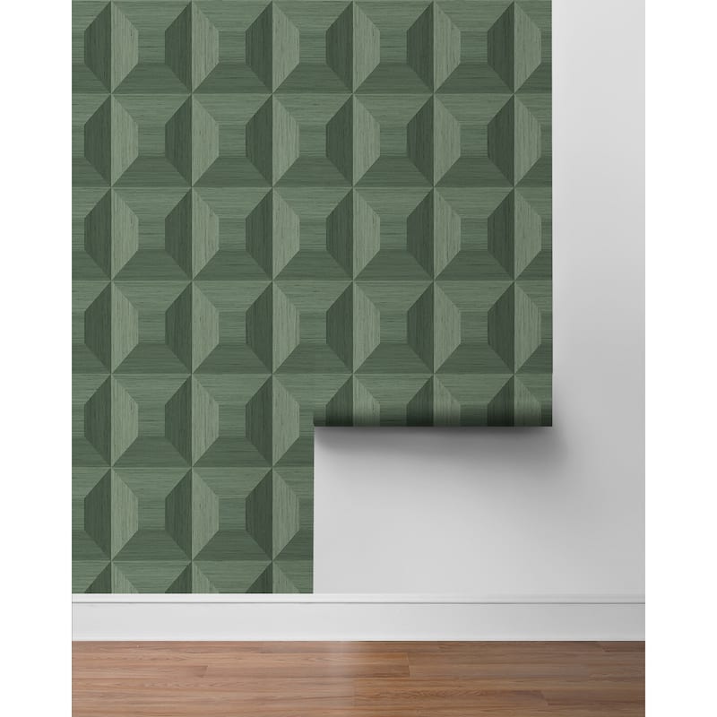 NextWall Quadrant Geo Peel and Stick Wallpaper