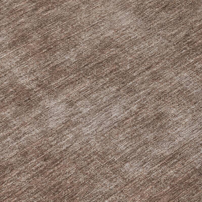 Machine Washable Indoor/ Outdoor Simple Solid Chantille Rug