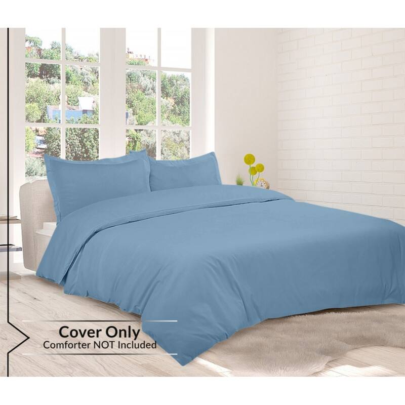 Royale Linens Black Duvet Cover Full Size - Soft Duvet Cover Set - 3 Piece Double Brushed Full Duvet Covers with Zipper Closure