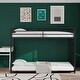 preview thumbnail 2 of 6, Twin over Twin Metal Bunk Bed with Ladders and Full-Length Guardrails