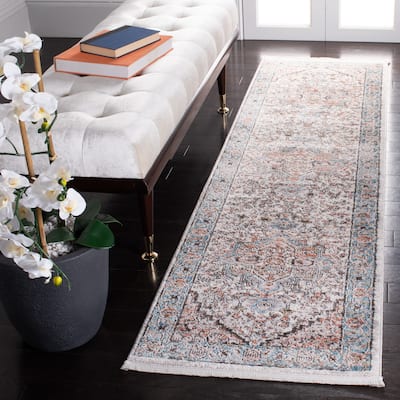 SAFAVIEH Shivan Karima Contemporary Rug - Grey/Blue - 2' 6" x 8'