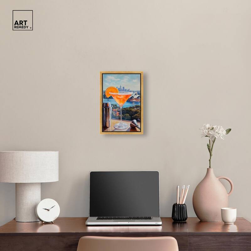 Classy Drink in Australia Canvas by Art Remedy