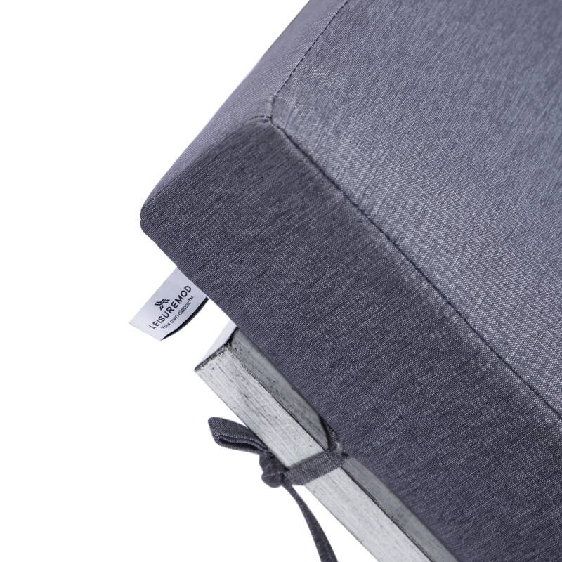 Chelsea Adjustable Chaise Lounge Chair with Weathered Grey Powder-Coated Aluminum Frame and Removable Cushions (Set of 2)